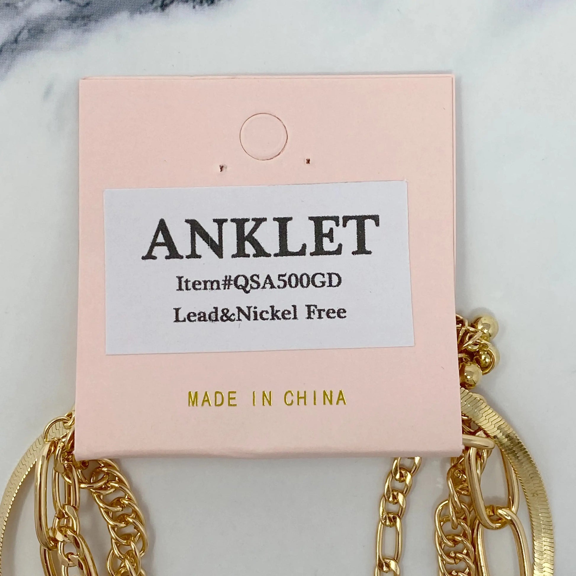 anklet, info