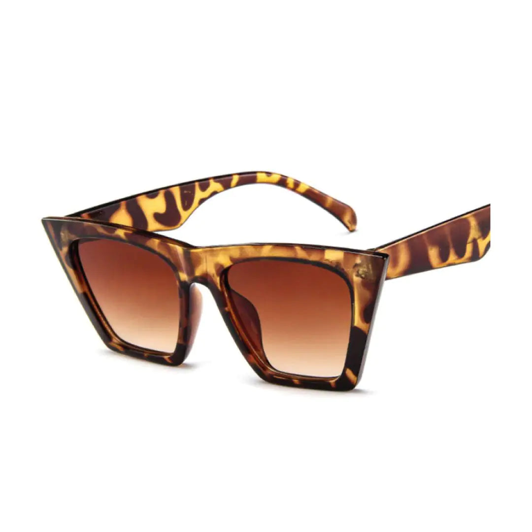 cat eye sunglasses, side view