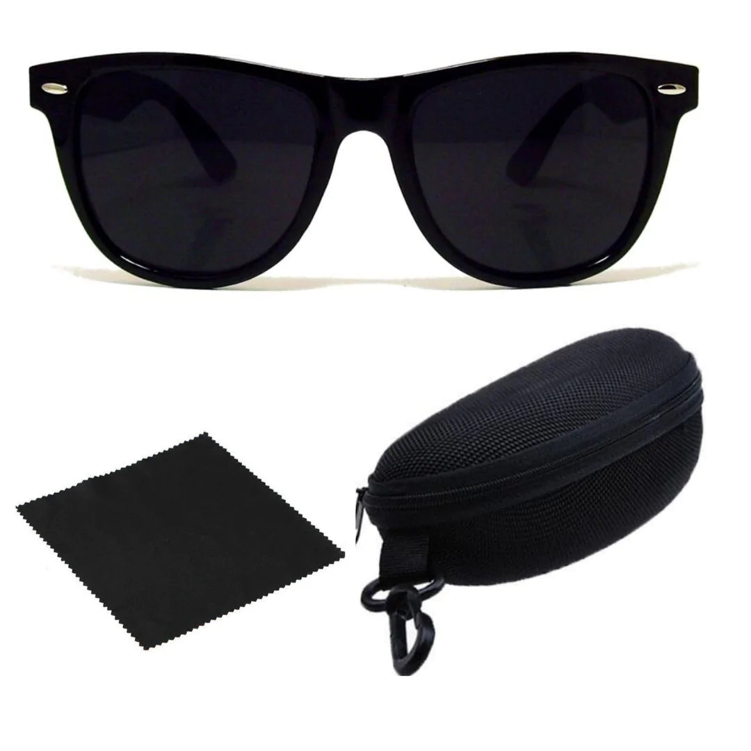 dark sunglasses, set view