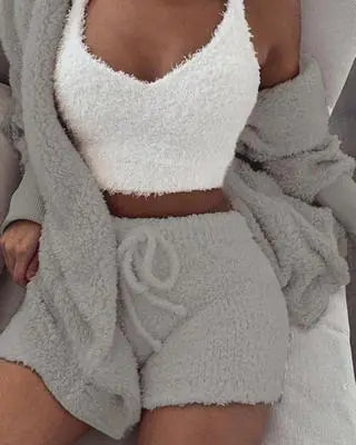 pajama set, gray